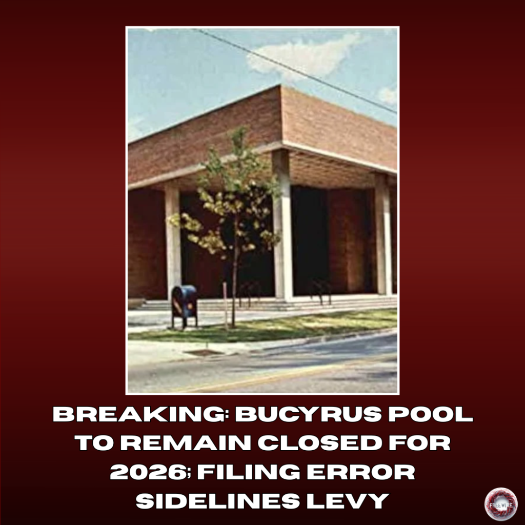 BREAKING: Bucyrus Pool to Remain Closed for 2026; Filing Error ...